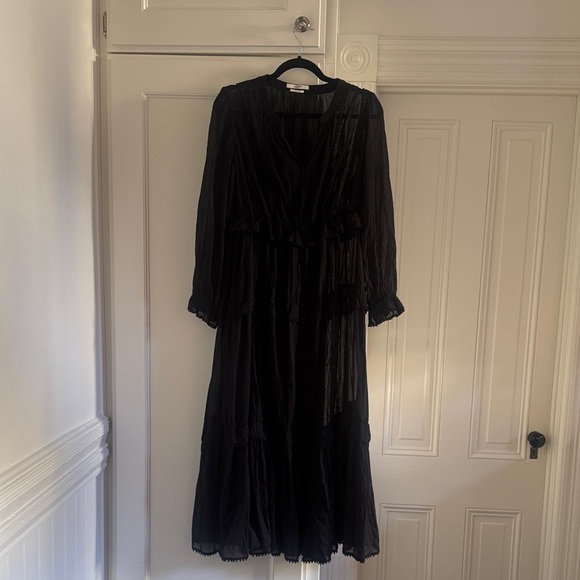 Vintage Black Isabel Marant Maxi Dress - Picture 1 of 6